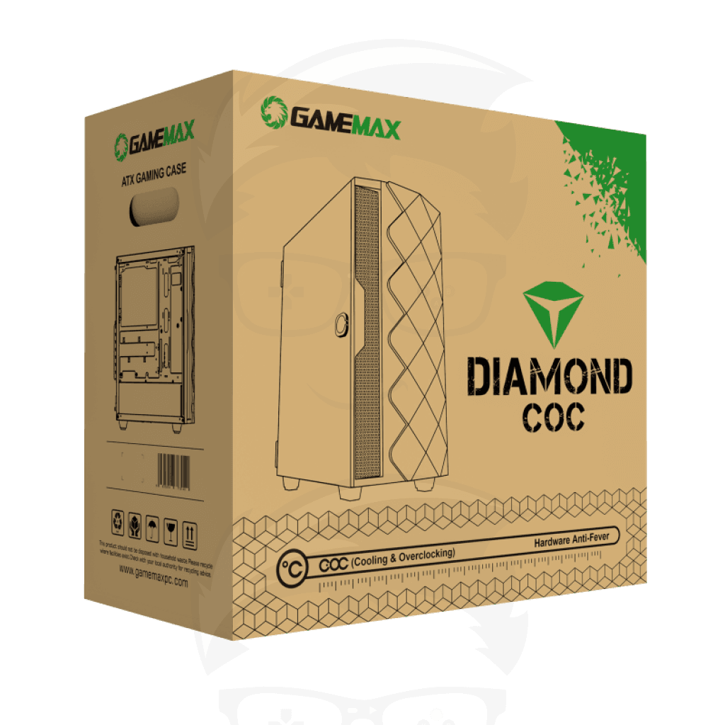 GAMEMAX Diamond COC BK E-ATX GAMING CASE GAMEMAX Diamond COC BK E-ATX GAMING CASE